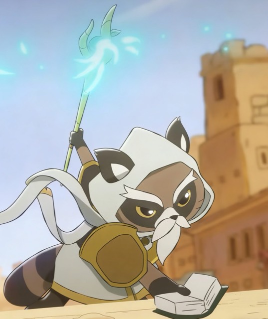 Priest class artwork from Last Meadow Online